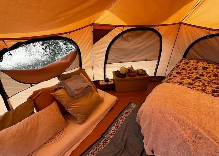 Glamping Olive Tent In Our Garden Sardinia Glamping Capitana